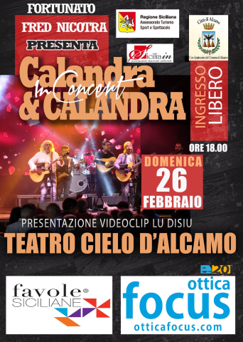 26 febbraio "Appuntamento con i Calandra&Calandra"