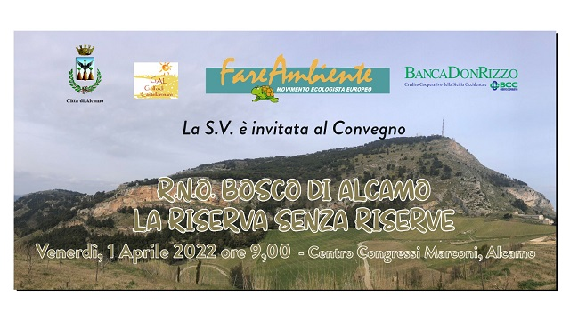 Conferenza dedicata alla Riserva Naturale Bosco Alcamo