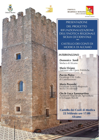 Rifunzionalizzazione dell’Enoteca Regionale della Sicilia Occidentale presso il Castello dei Conti di Modica