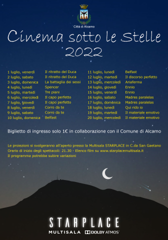 Cinema sotto le stelle 2022 