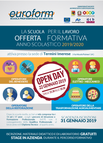 Scuola Lavoro Offerta Formativa  Anno 2019/2020