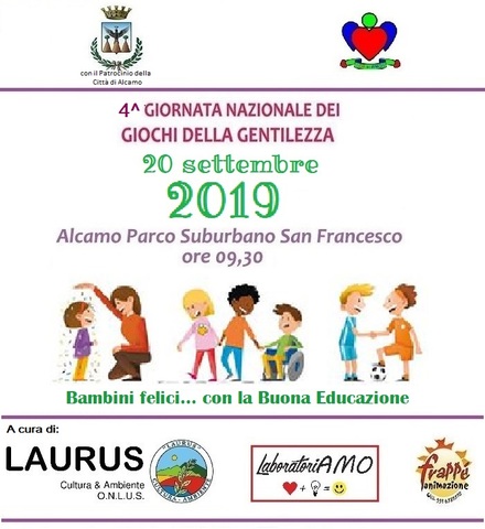  4ª EDIZIONE "Giornata Nazionale dei Giochi della Gentilezza"