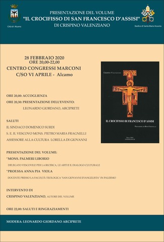 Presentazione del libro Il Crocifisso di San Francesco d’Assisi” di Crispino Valenziano