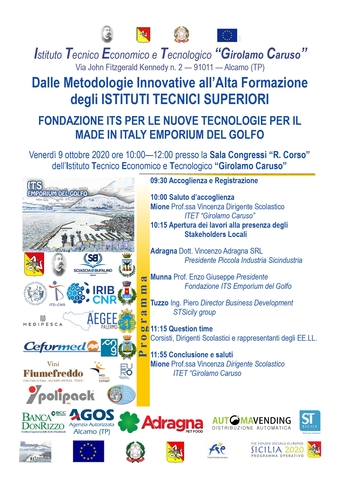 Fondazione ITS per le nuove tecnologie per il Made in ITALY EMPORIUM DEL GOLFO