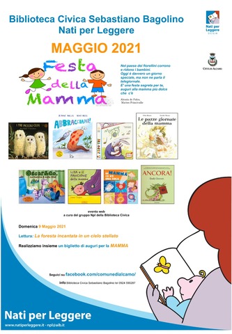 Festa della Mamma Evento on line biblioteca civica Sebastiano Bagolino   