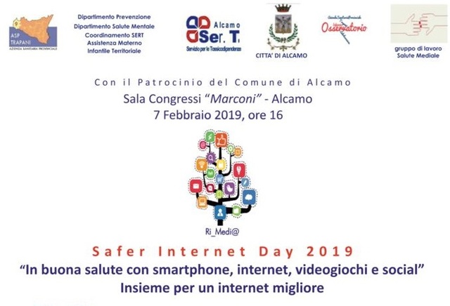Convegno "SAFER INTERNET DAY",  giovedi 7  febbraio presso il Centro Congressi Marconi di Alcamo